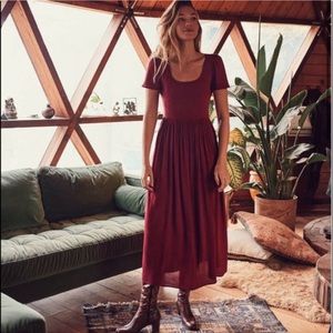 Christy Dawn Scarlet Dress in Merlot